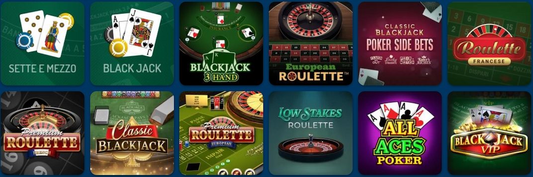 BetFlag Casino Tutti i Giochi